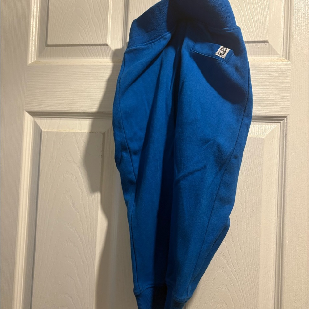 Billionaire Boys Club Kids Hoodie in Blue with Yellow Logo - Picture 5 of 5